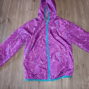 Lands End Girls Windbreaker Jacket